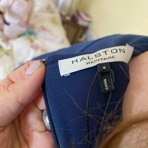 Halston heritage get royal blue maxi dress